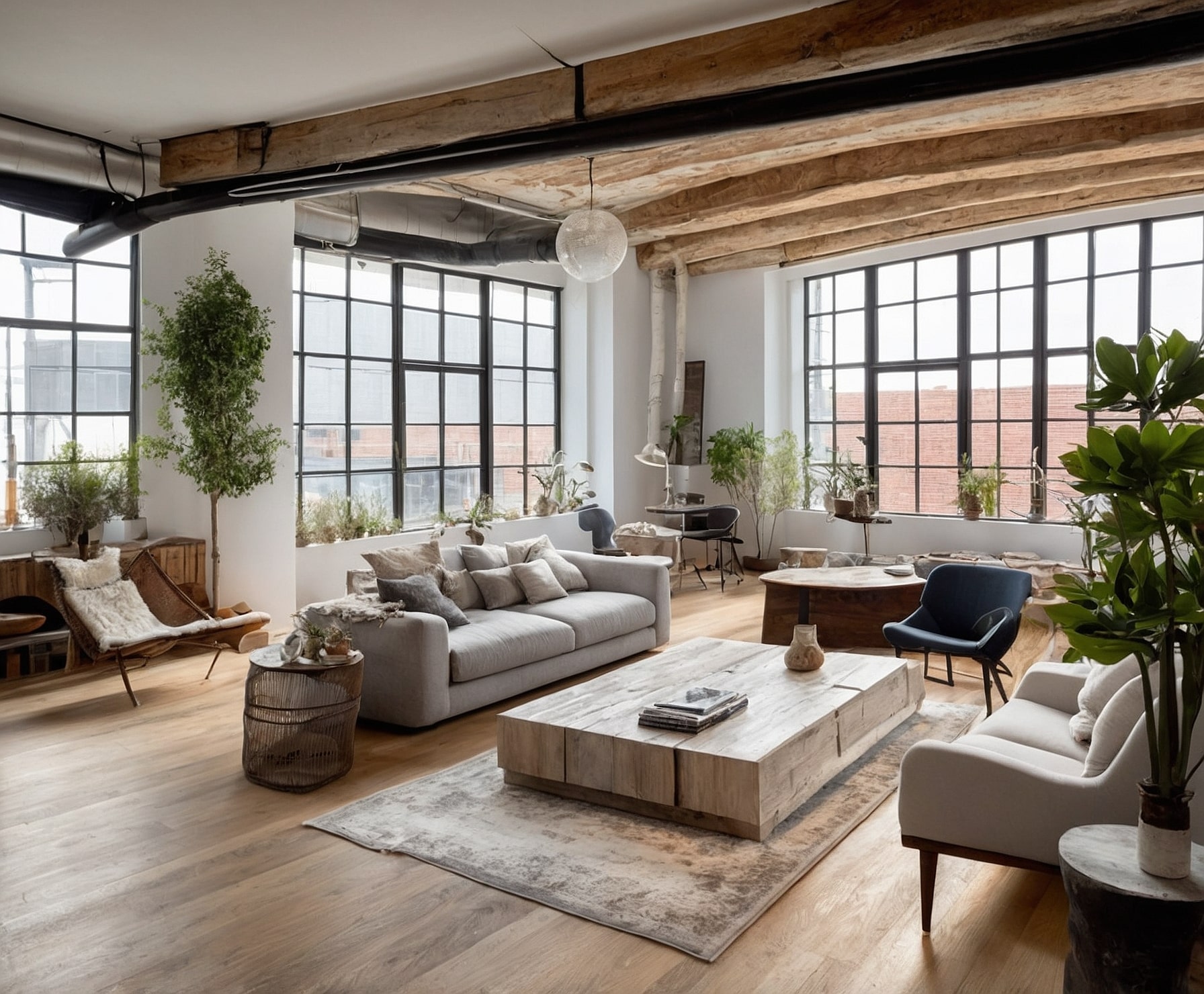 Transformación de loft urbano sofisticado.